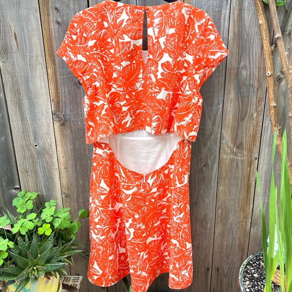 Joie Floral Split Back Dress - Picture 5 of 5